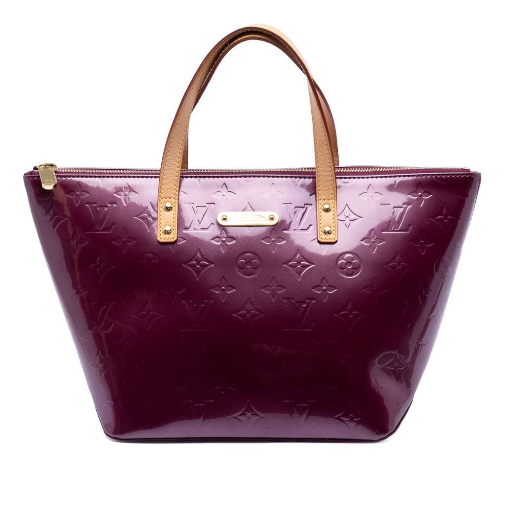 Louis Vuitton Monogram Vernis Bellevue PM Purple Leather Very good condition - Front View