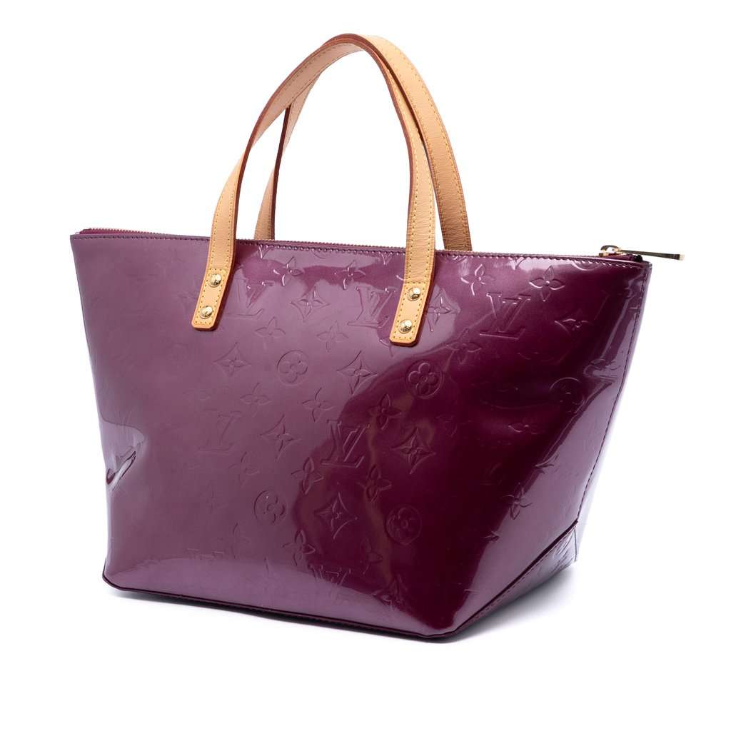Louis Vuitton Monogram Vernis Bellevue PM Purple Leather Very good condition - Back View