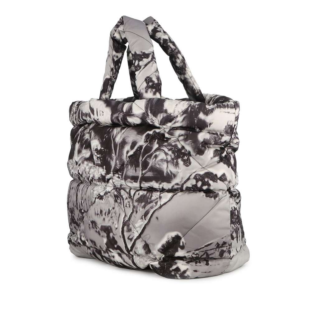 Prada Re Nylon Printed Padded Tote MultiColor Very good condition - Back View