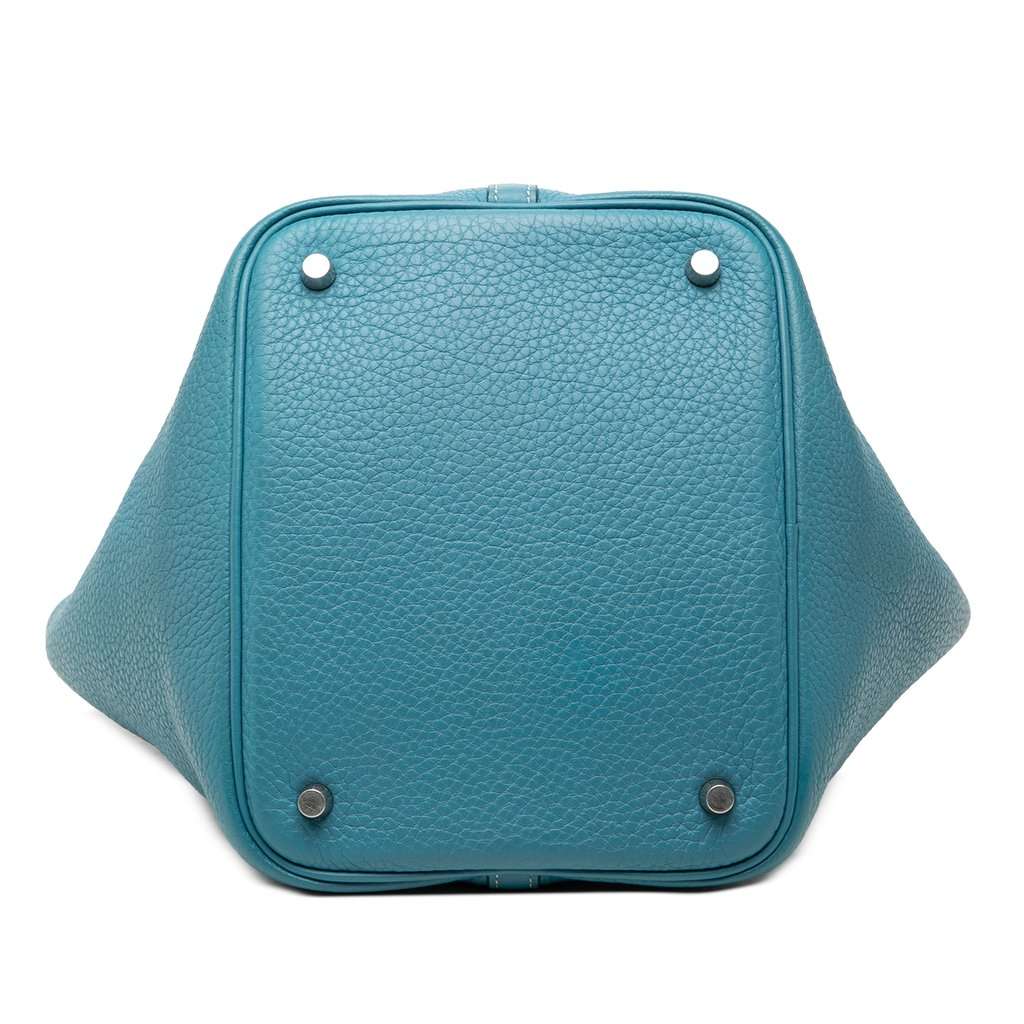 Hermès Clemence Picotin 22 Blue Leather Very good - Inside View