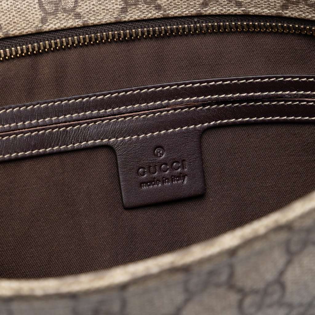 Gucci GG Supreme Crossbody Beige Very good condition - Box View