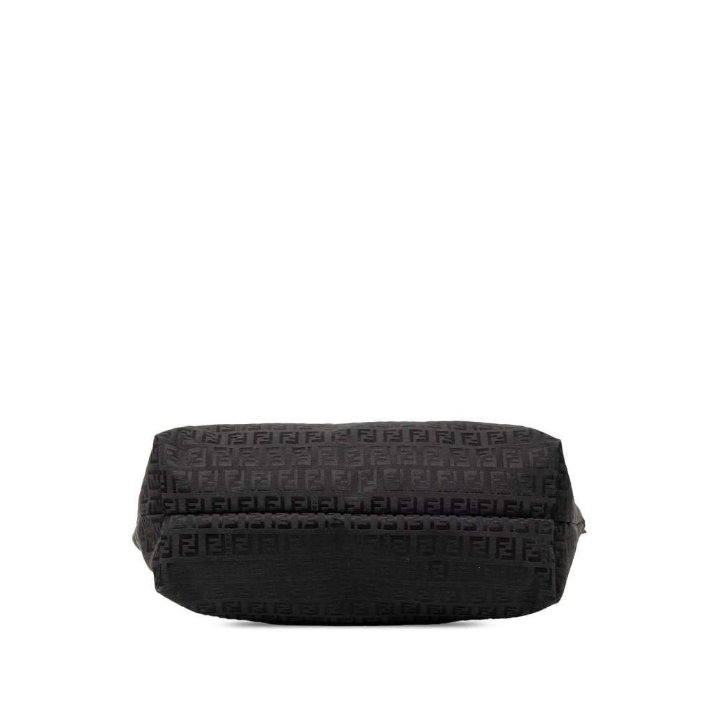Fendi Zucchino Canvas Tote Black Very good - Inside View