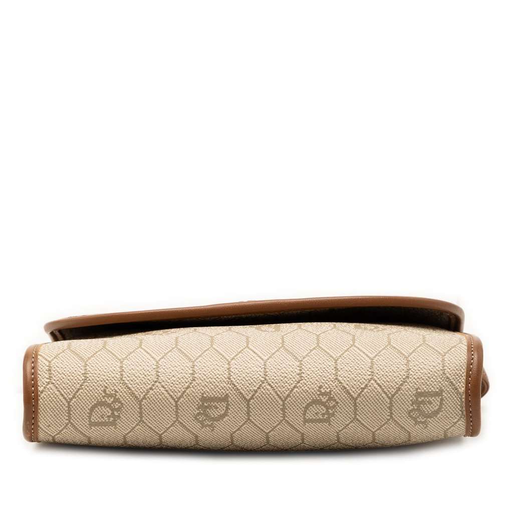 Dior Honeycomb Coated Canvas Crossbody Beige Very good condition - Inside View