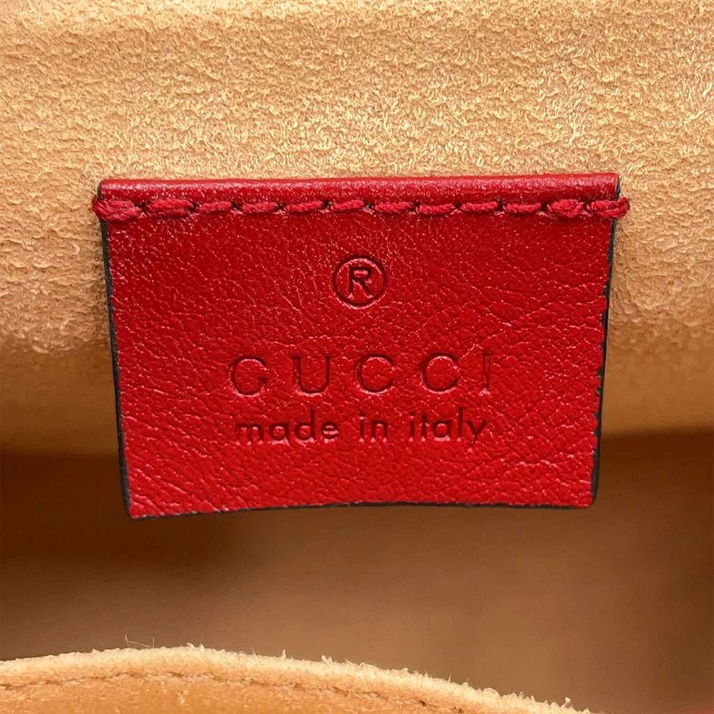 Gucci Mini GG Marmont Matelasse Calfskin Torchon Top Handle Bag Black Leather Very good - Box View