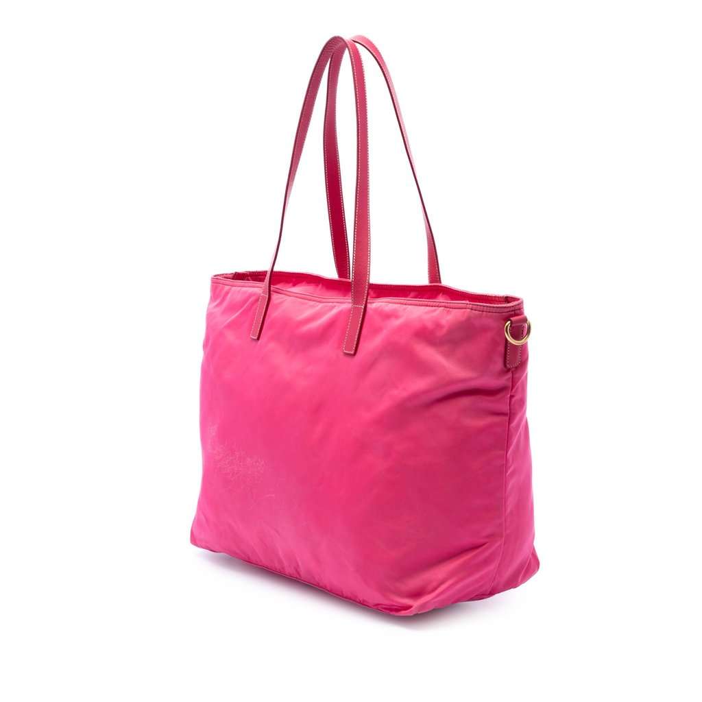 Prada Tessuto Front Pocket Satchel Pink Very good - Back View