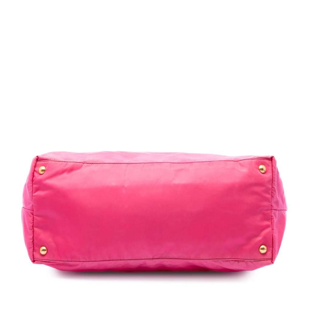 Prada Tessuto Front Pocket Satchel Pink Very good - Inside View