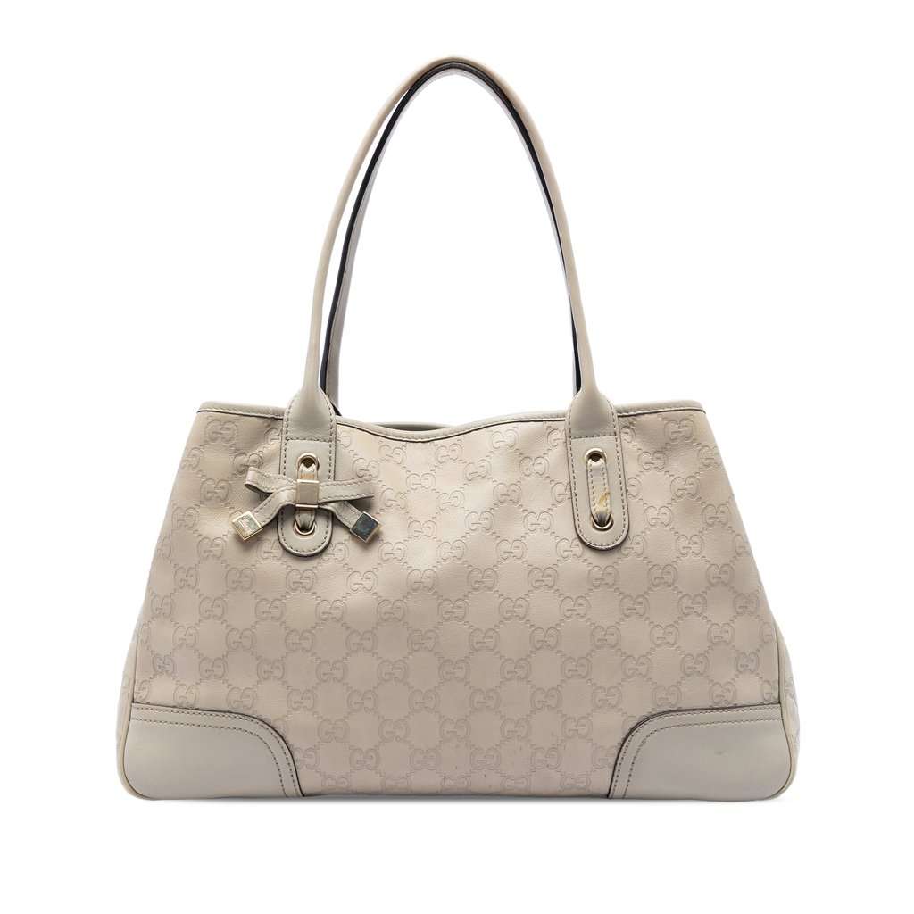 Gucci Guccissima Princy Tote Brown Leather Very good condition - Front View