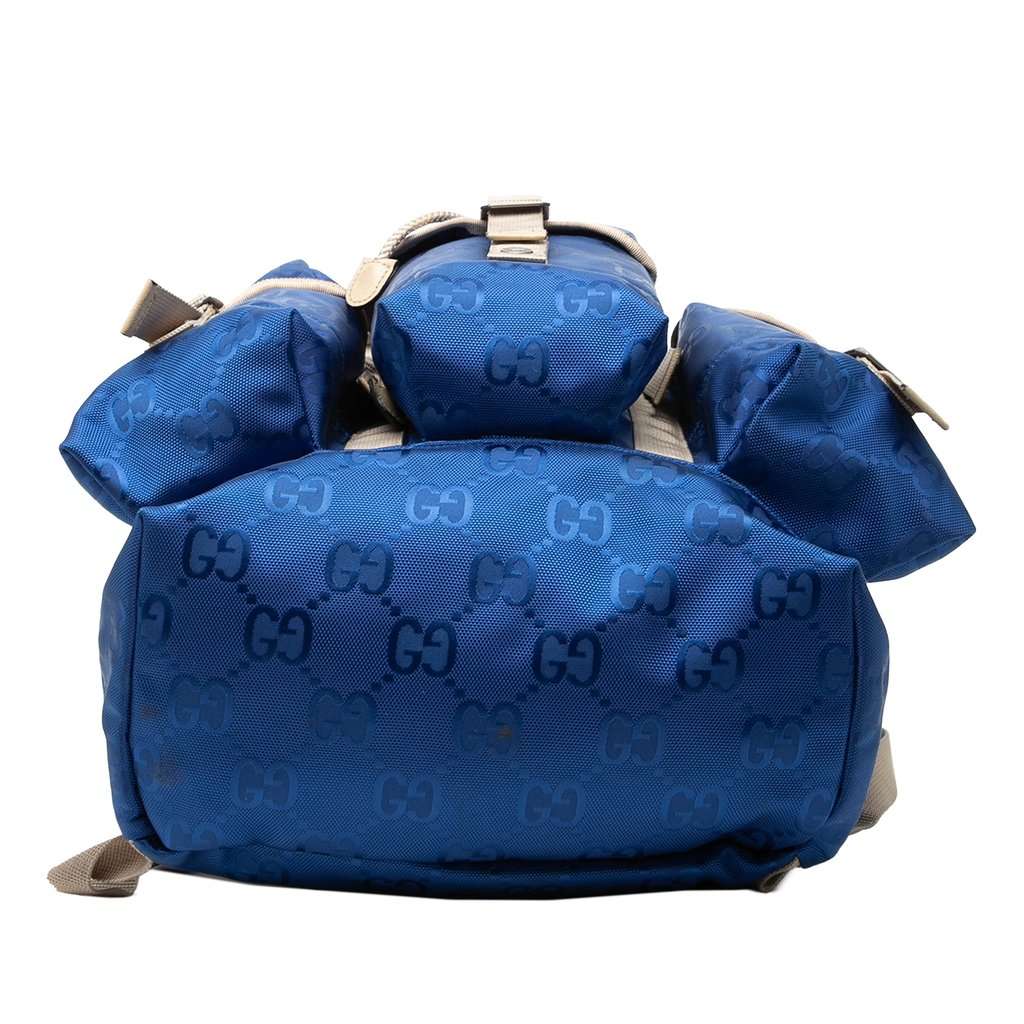 Gucci GG Nylon Off The Grid Backpack Blue Very good condition - Inside View