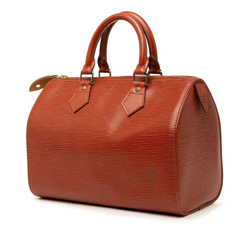 Louis Vuitton Epi Speedy 25 Brown Leather Very good - Back View