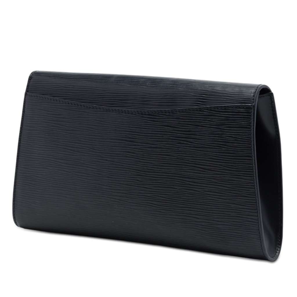 Louis Vuitton Epi Pochette Art Deco Black Leather Very good condition - Back View