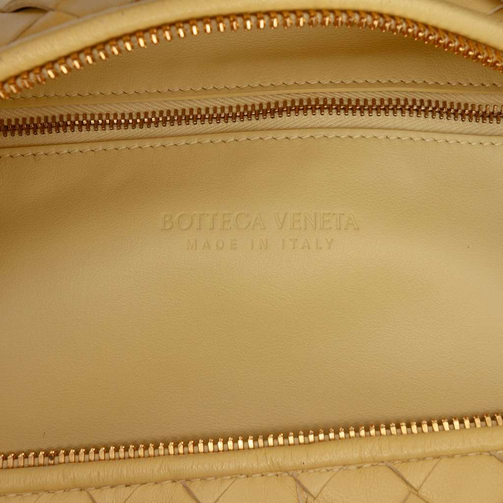 Bottega Veneta Medium Nappa Intrecciato Jodie Yellow Leather Very good condition - Box View