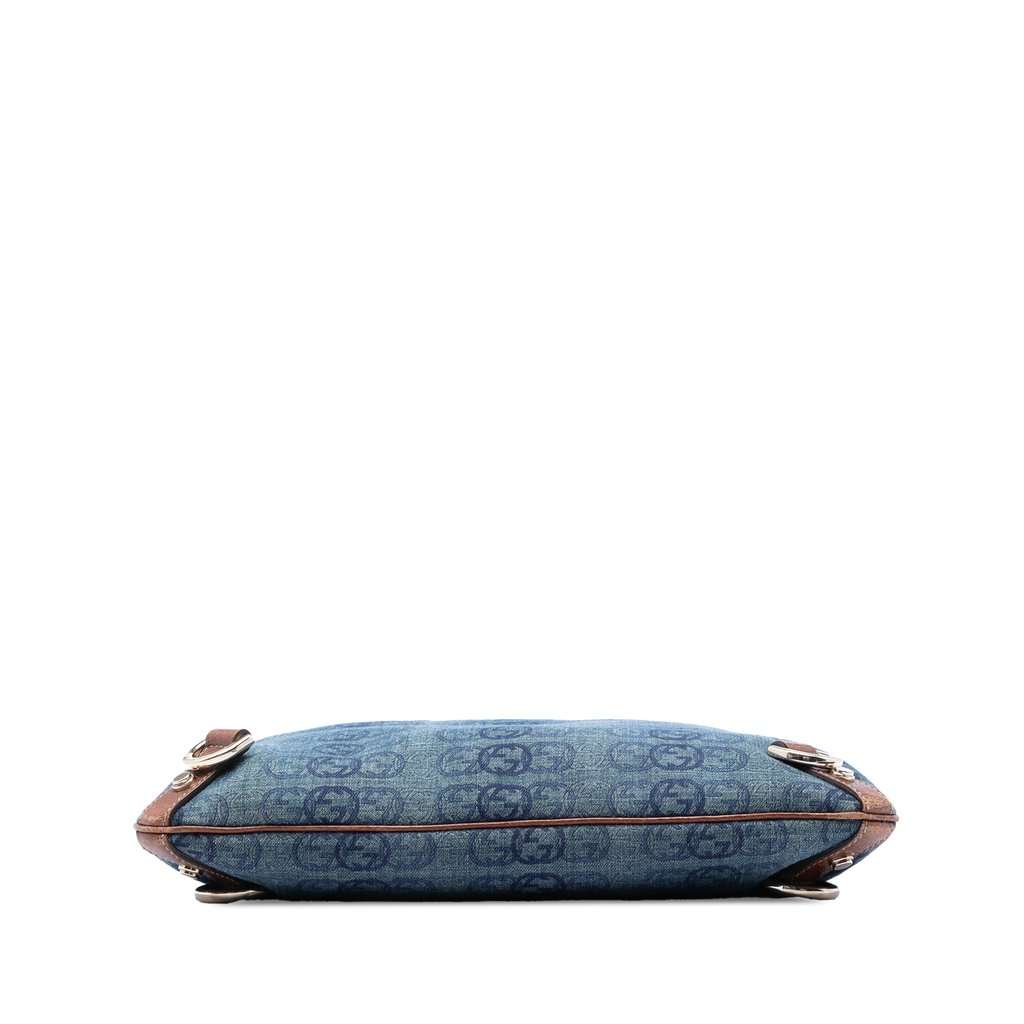 Gucci GG Denim Abbey D Ring Crossbody Blue Very good condition - Inside View