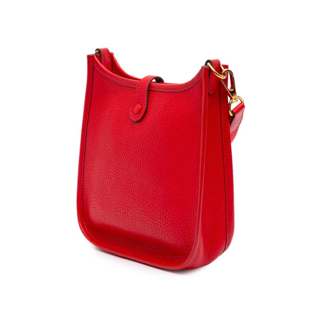 Hermès Clemence Evelyne I 16 Amazone Red Leather Very good - Back View