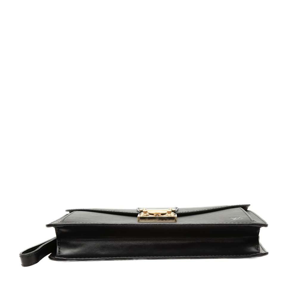 Louis Vuitton Epi Pochette Sellier Dragonne Black Leather Very good condition - Inside View