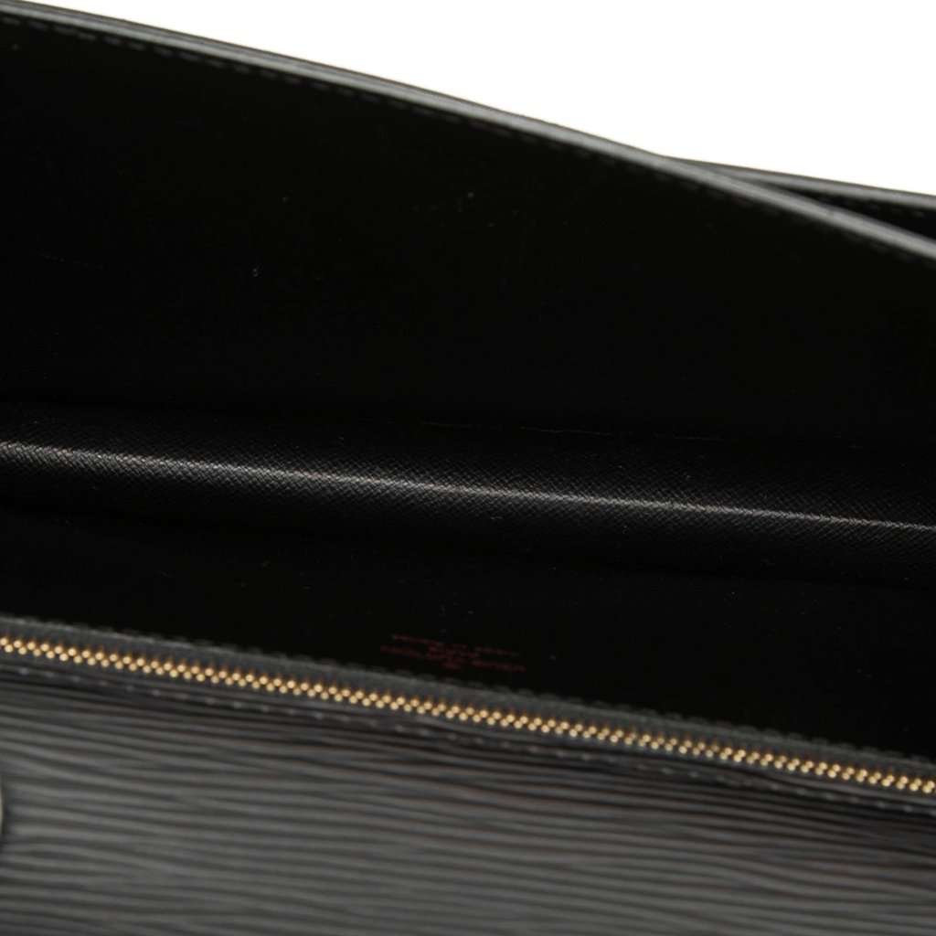Louis Vuitton Epi Pochette Sellier Dragonne Black Leather Very good condition - Model View