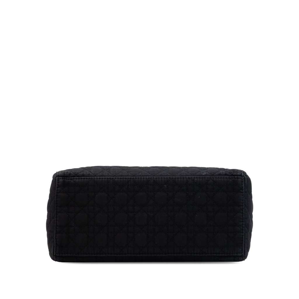 Dior Medium Nylon Microcannage Lady Dior Black Very good condition - Inside View