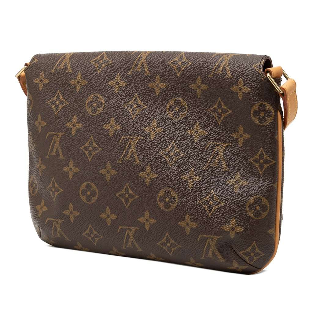Louis Vuitton Monogram Musette Tango Short Strap Brown Very good condition - Back View