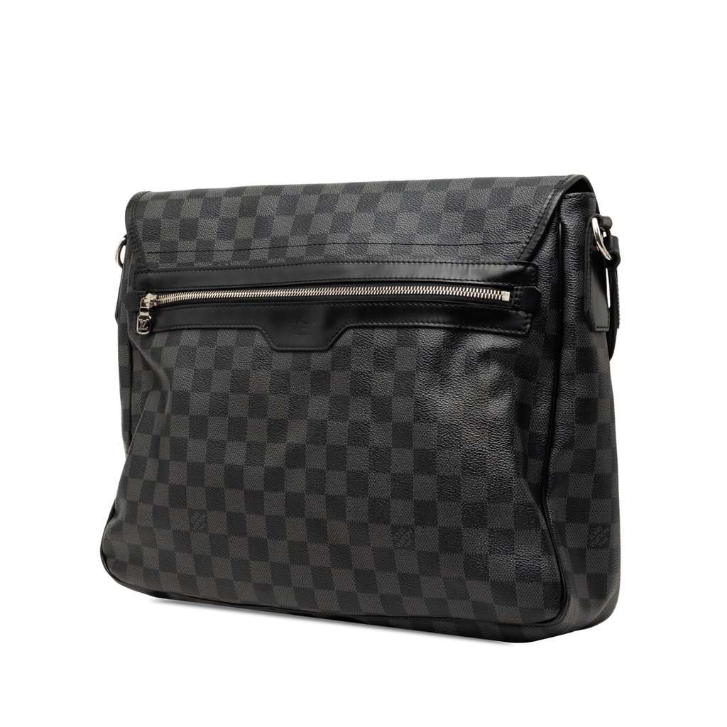 Louis Vuitton Damier Graphite Daniel MM Black Very good condition - Back View