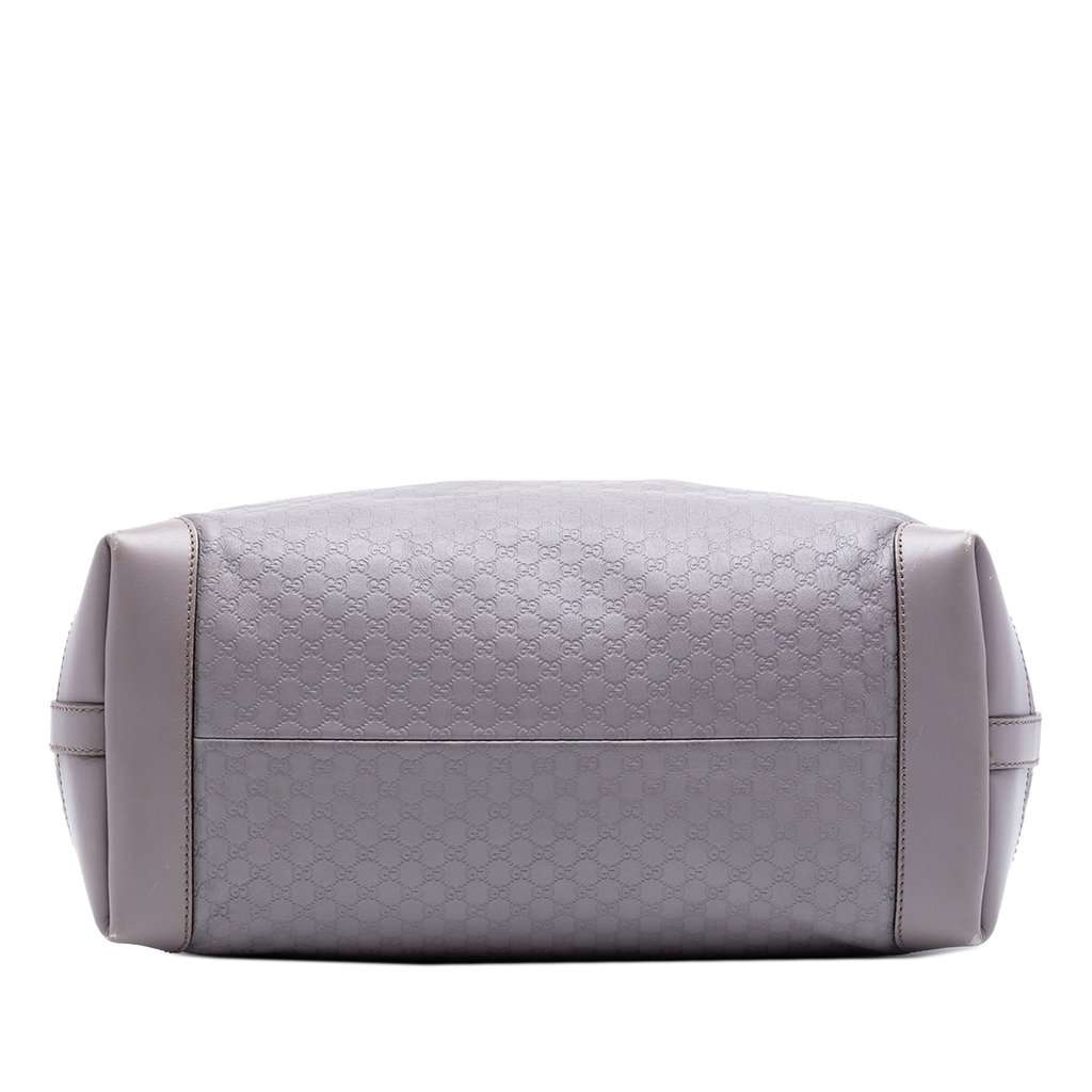Gucci Medium Microguccissima Craft Tote Purple Leather Very good - Inside View