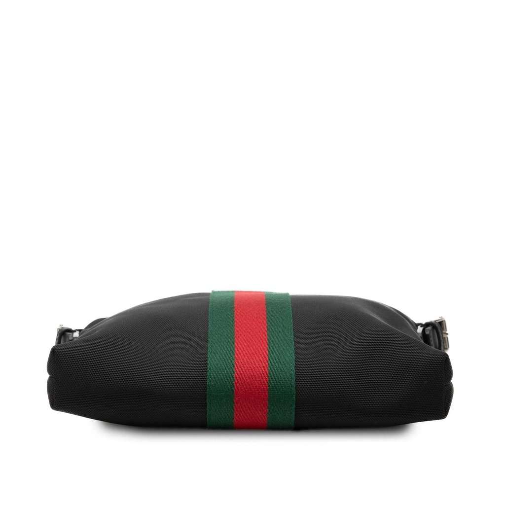 Gucci GG Techno Canvas Web Messenger Bag Black Very good condition - Inside View