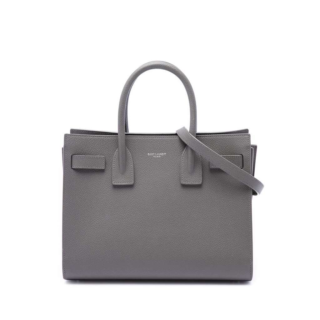 Saint Laurent Baby Grained Calfskin Sac de Jour Satchel MultiColor Leather Very good - Front View