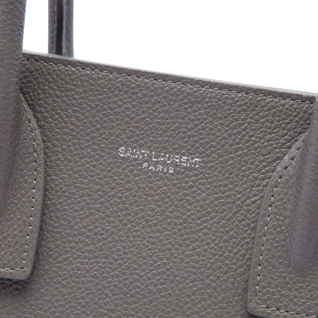 Saint Laurent Baby Grained Calfskin Sac de Jour Satchel MultiColor Leather Very good - Box View