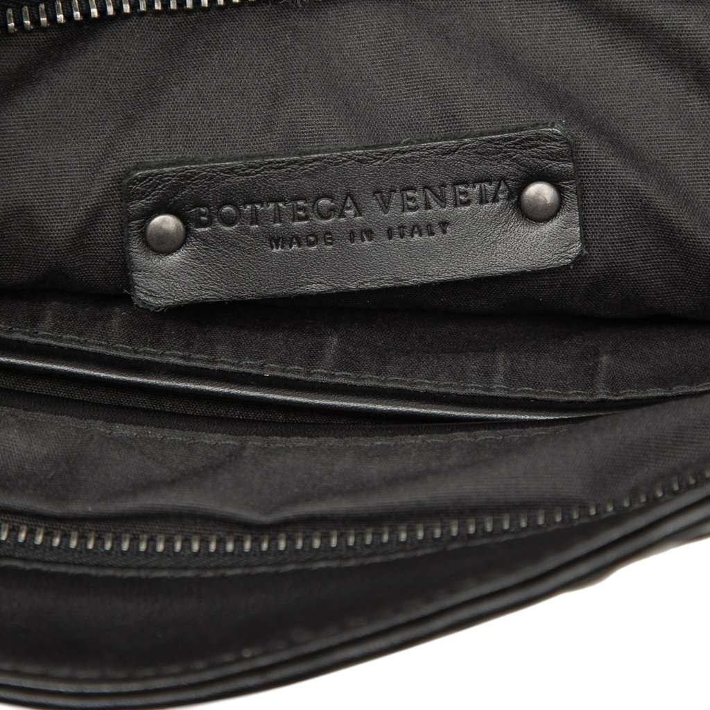 Bottega Veneta Nappa Intrecciato VN Crossbody Black Leather Very good - Box View