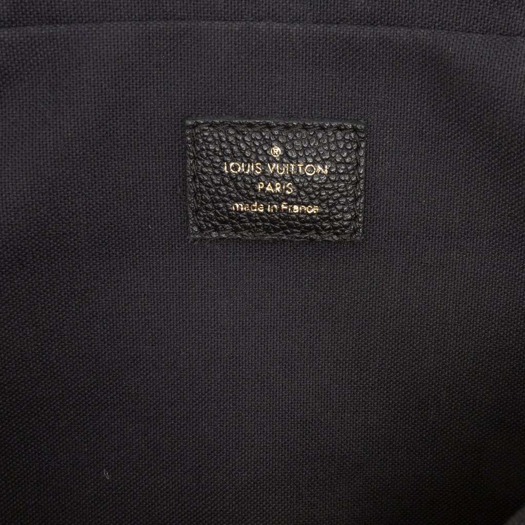 Louis Vuitton Monogram Empreinte Vosges MM Black Leather Very good condition - Box View