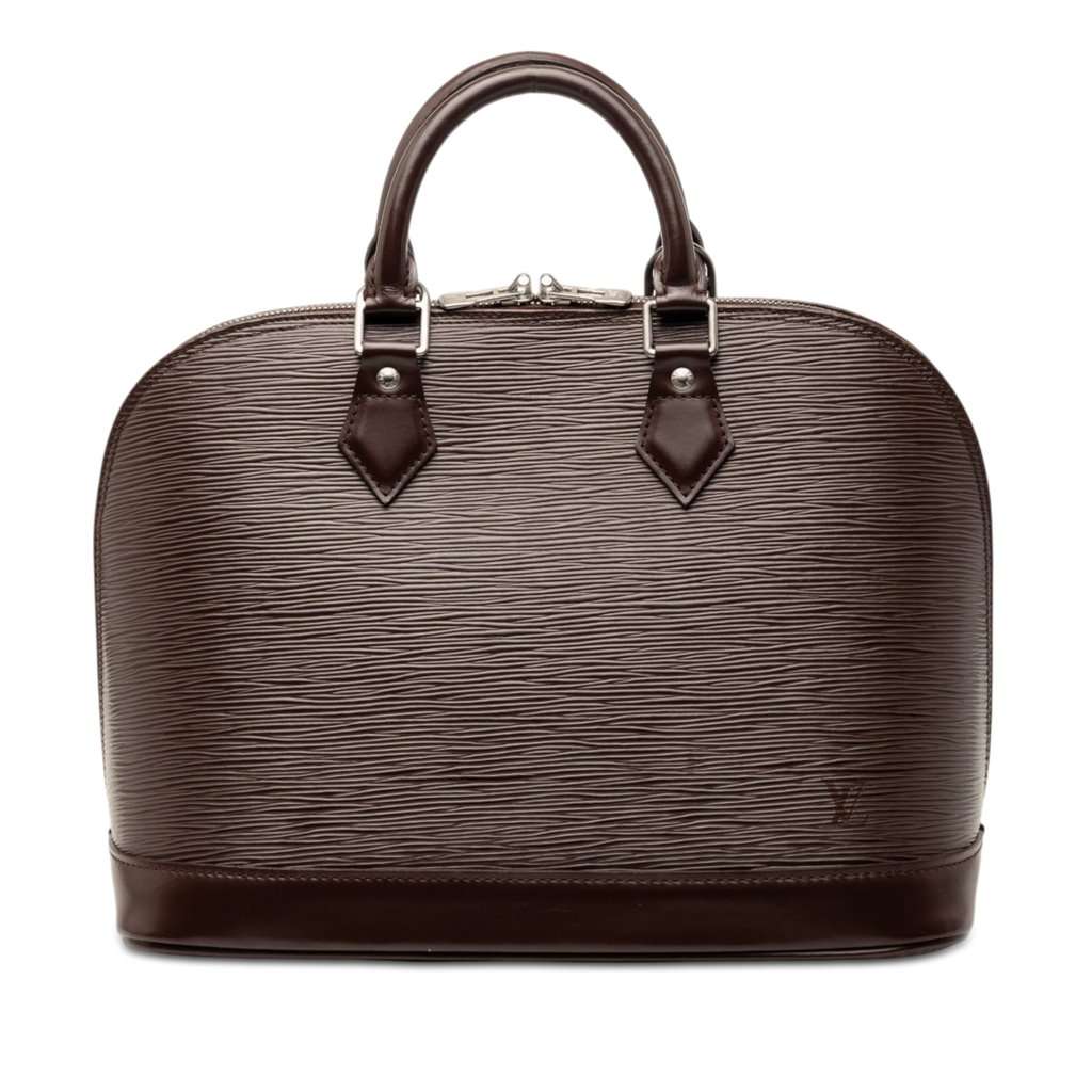Louis Vuitton Epi Alma PM Brown Leather Very good condition - Front View