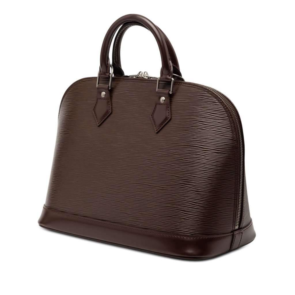 Louis Vuitton Epi Alma PM Brown Leather Very good condition - Back View