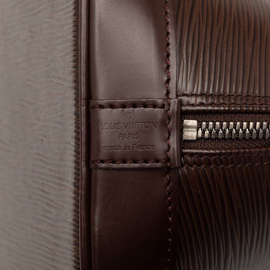 Louis Vuitton Epi Alma PM Brown Leather Very good condition - Box View