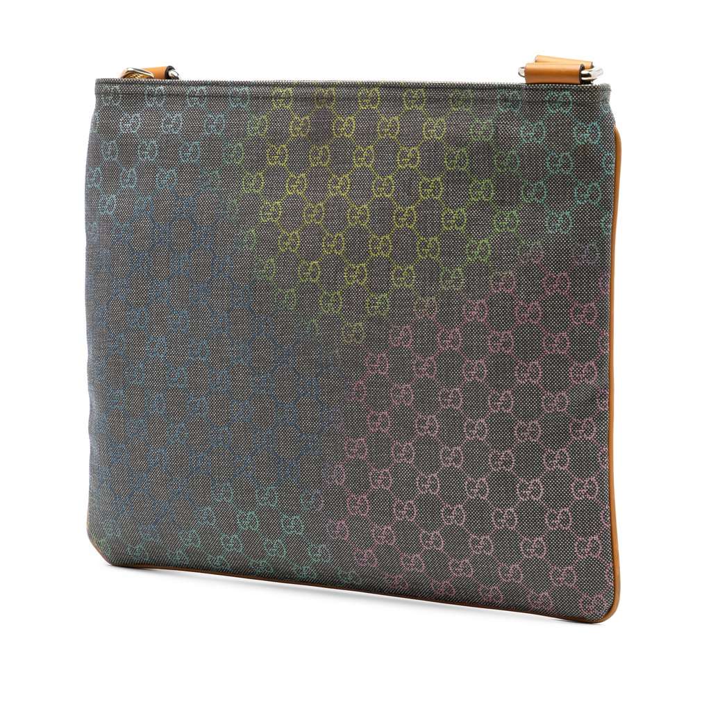 Gucci Multicolor GG Supreme Crossbody MultiColor Very good condition - Back View