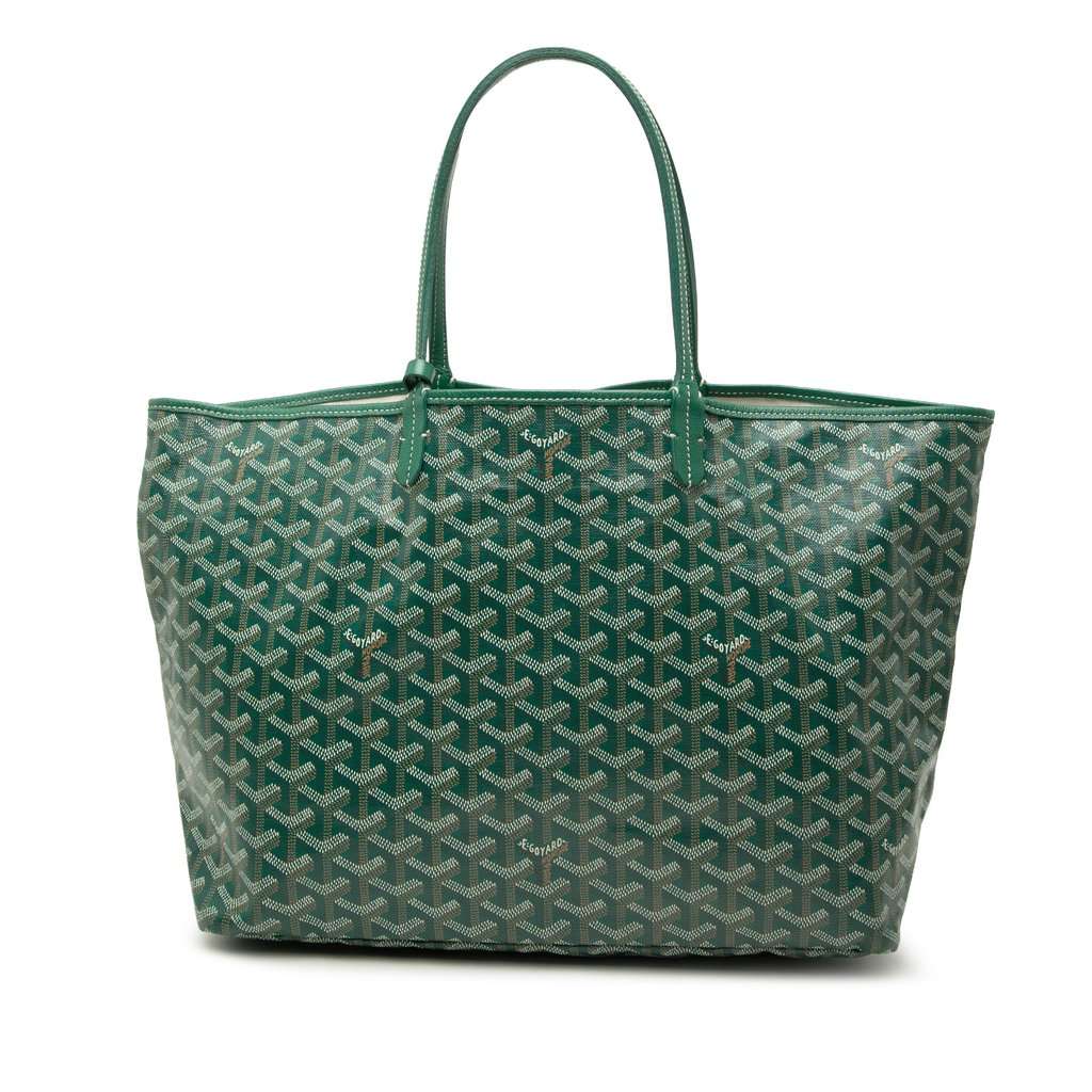 Goyard Goyardine Saint Louis PM Green Very good condition - Front View