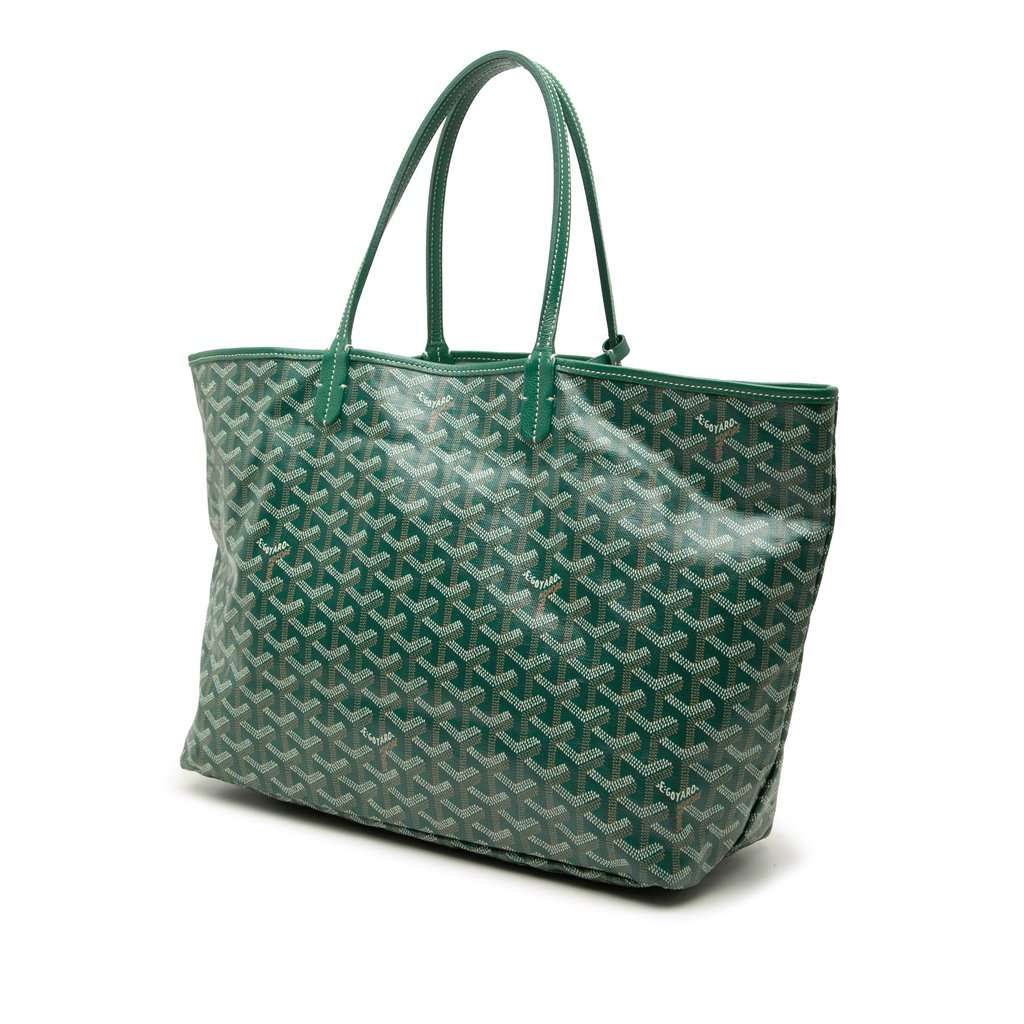 Goyard Goyardine Saint Louis PM Green Very good condition - Back View