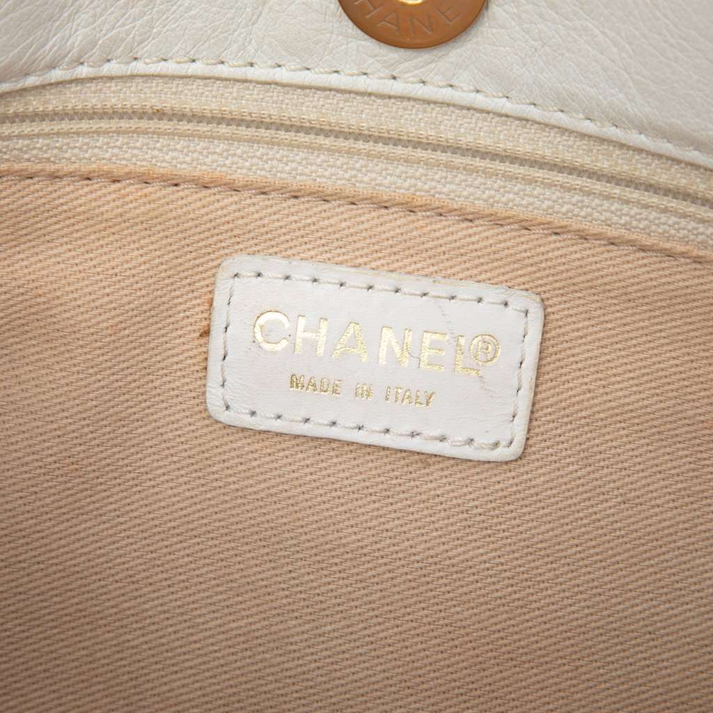 Chanel Canvas Olsen Shoulder Bag Brown Very good - Box View