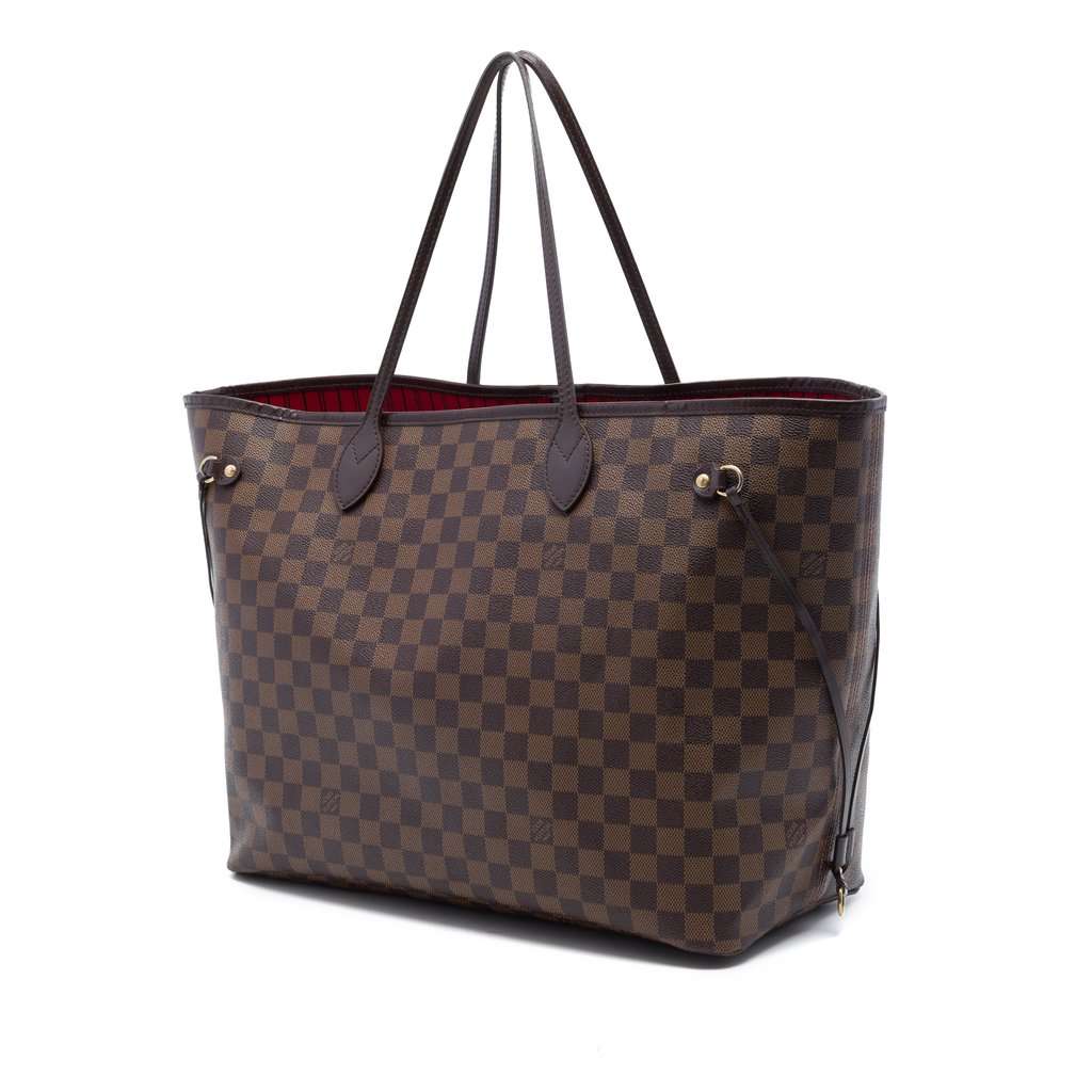 Louis Vuitton Damier Ebene Neverfull GM Brown Very good - Back View