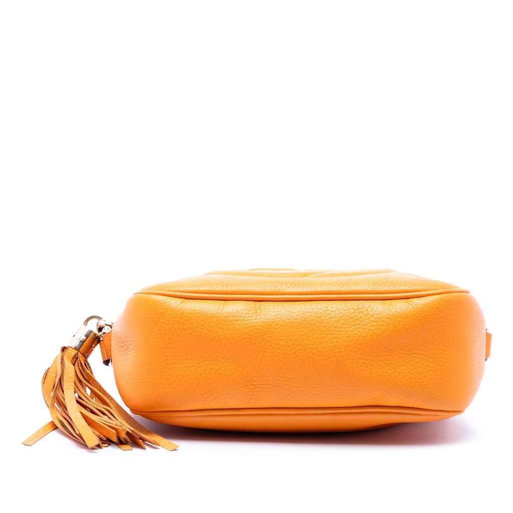 Gucci Calfskin Soho Disco Crossbody Orange Leather Very good condition - Inside View