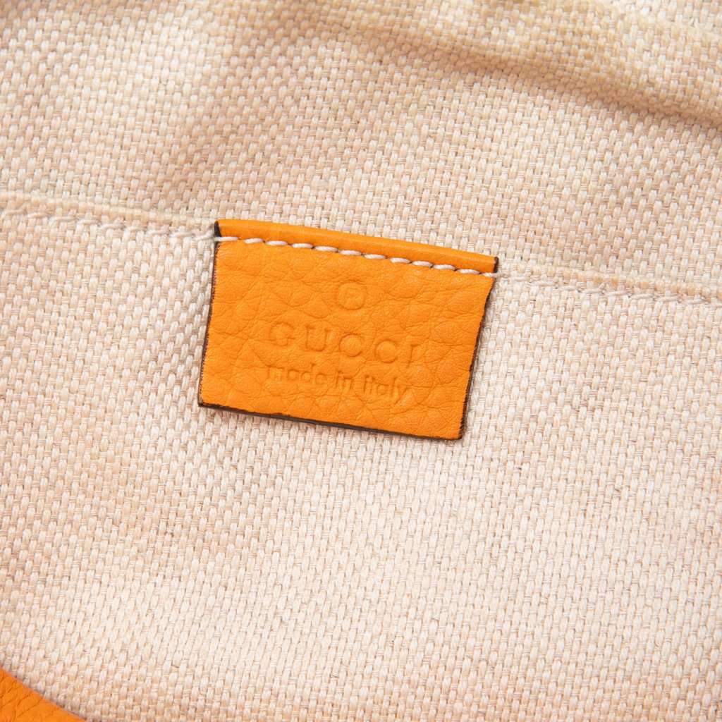 Gucci Calfskin Soho Disco Crossbody Orange Leather Very good condition - Box View