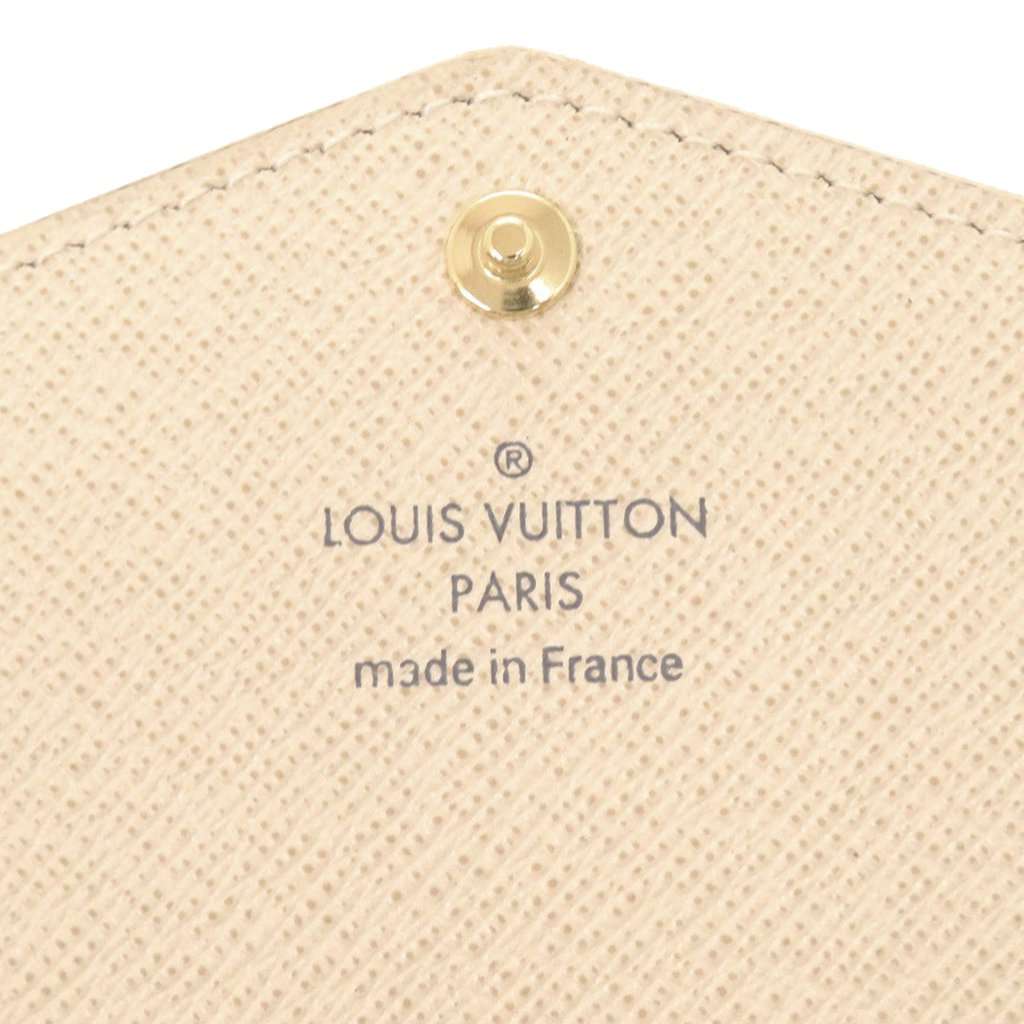 Louis Vuitton Damier Azur Sarah Long Wallet White Very good condition - Box View