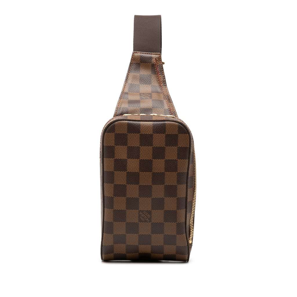 Louis Vuitton Damier Ebene Geronimos Brown Very good - Front View