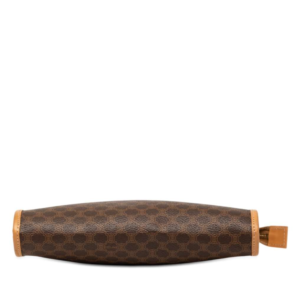Celine Macadam Coated Canvas Clutch Brown Very good - Inside View