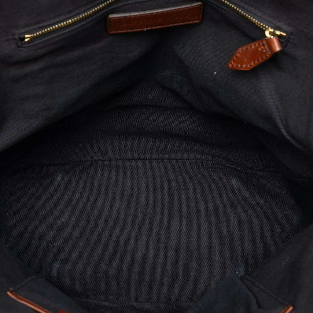 Burberry Medium House Check Canvas Bridle Orchard Handbag Brown Very good condition - Model View