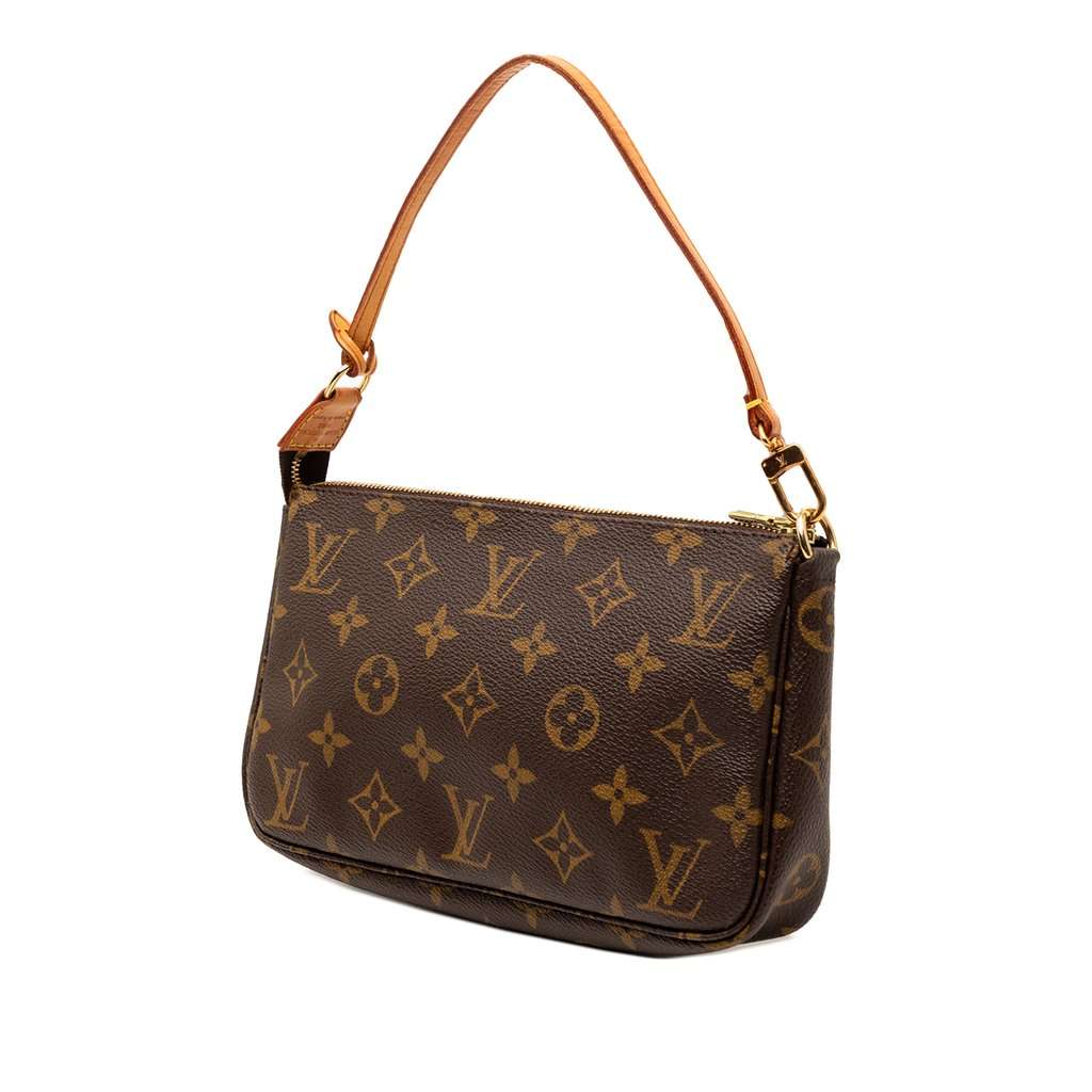 Louis Vuitton Monogram Pochette Accessoires Brown Very good condition - Back View