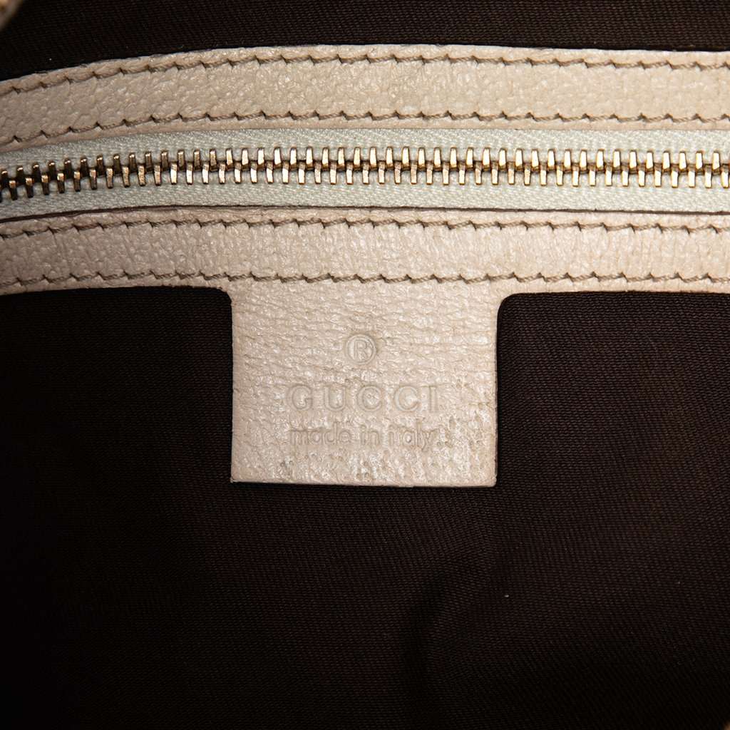 Gucci GG Canvas Horsebit Creole Hobo Bag Beige Very good - Box View