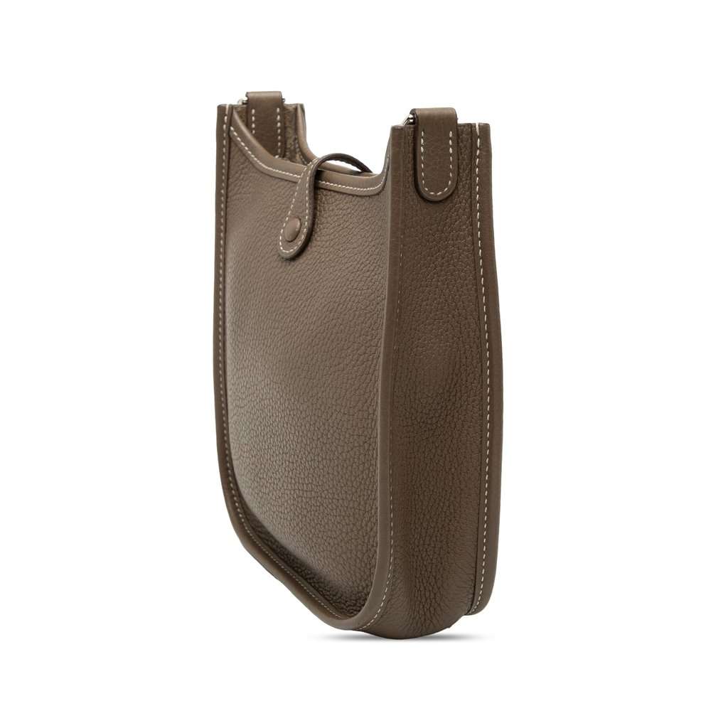Hermès Clemence Amazone Evelyne TPM 16 Brown Leather Very good condition - Back View