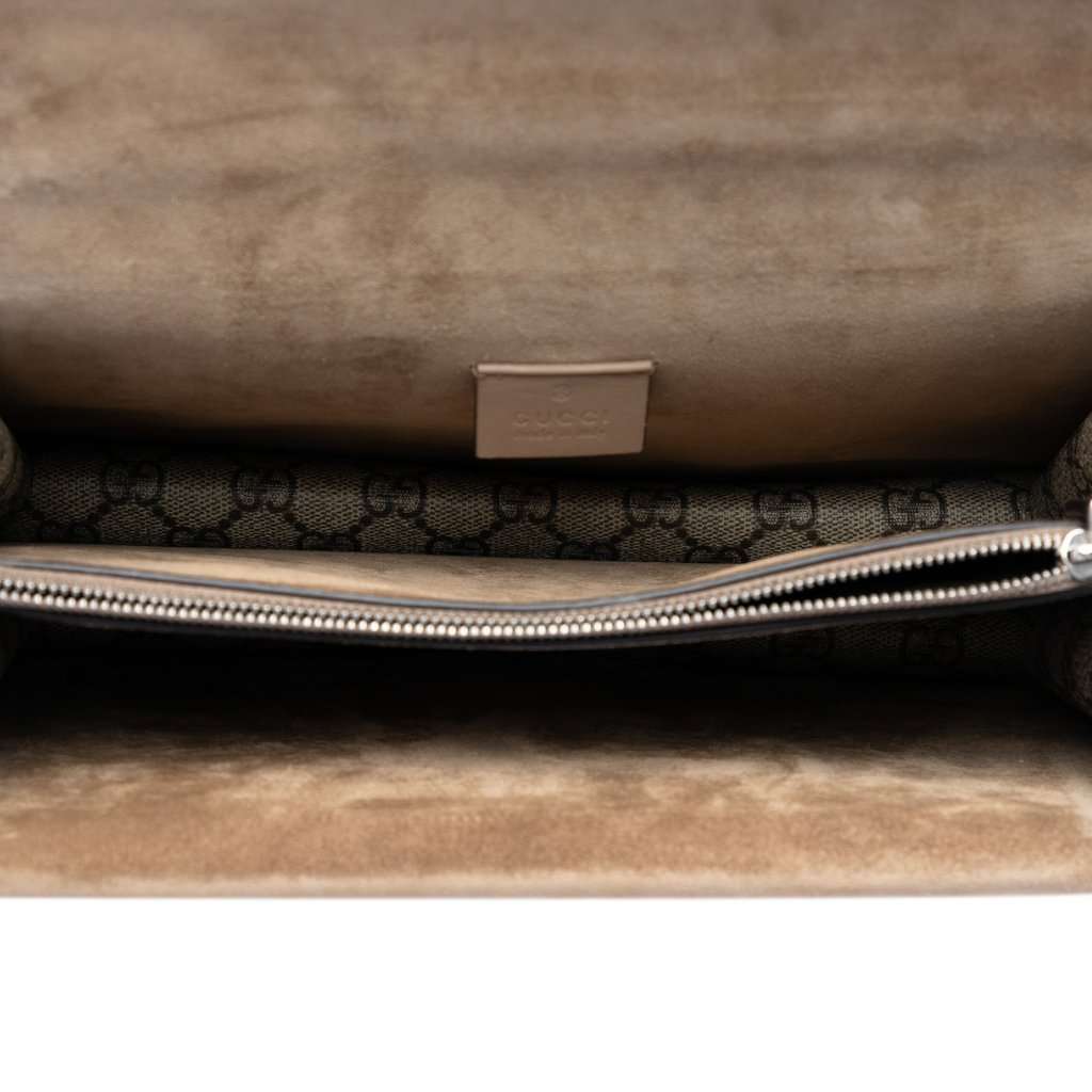 Gucci Medium GG Supreme Dionysus Shoulder Bag Beige Very good condition - Model View