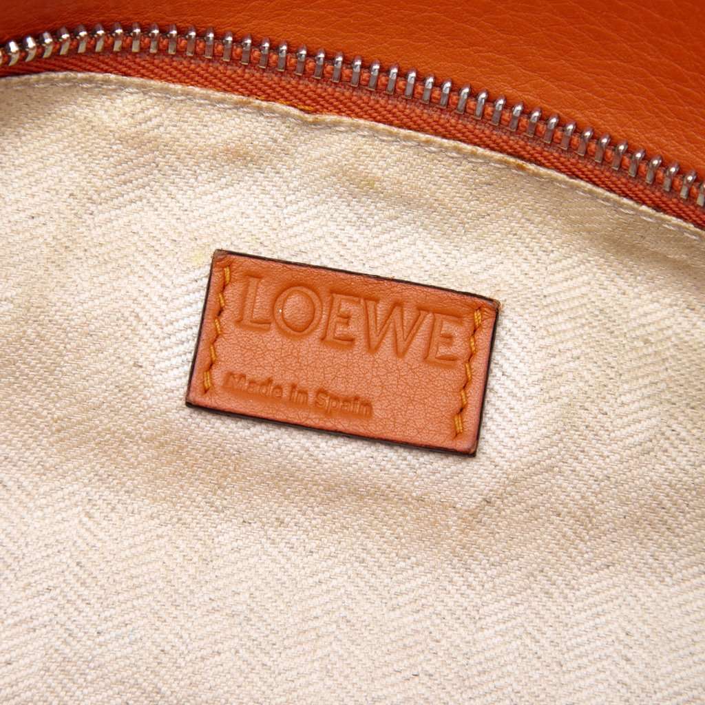 Loewe Medium Calfskin Puzzle Satchel Orange Leather Very good - Box View