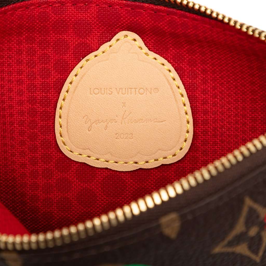 Louis Vuitton Yayoi Kusama Monogram Painted Dots Mini Pochette Accessoires Brown Very good - Box View