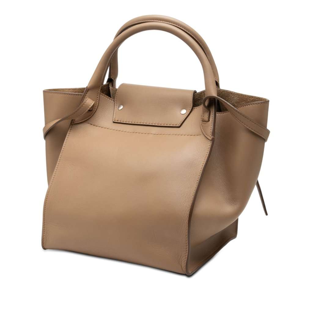 Celine Small Smooth Calfskin Big Bag Brown Leather Very good - Back View