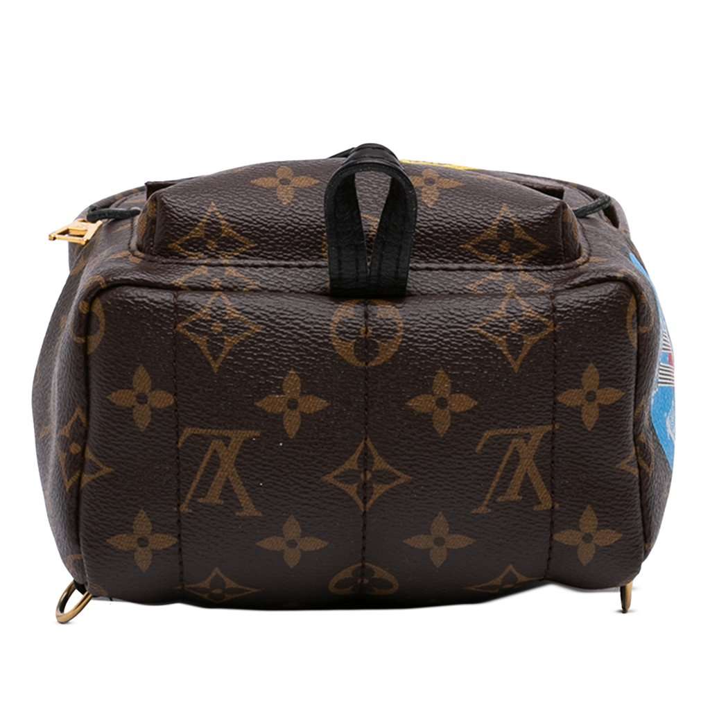 Louis Vuitton Monogram World Tour Mini Palm Springs Brown Very good - Inside View